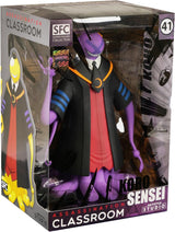 Assassination Classroom Púrpura Koro Sensei SFC Figura coleccionable de PVC 7.8 pulgadas de altura Estatua de anime y manga Decoración del hogar Dormitorio Oficina Regalo Estatuas y esculturas Naty Shop