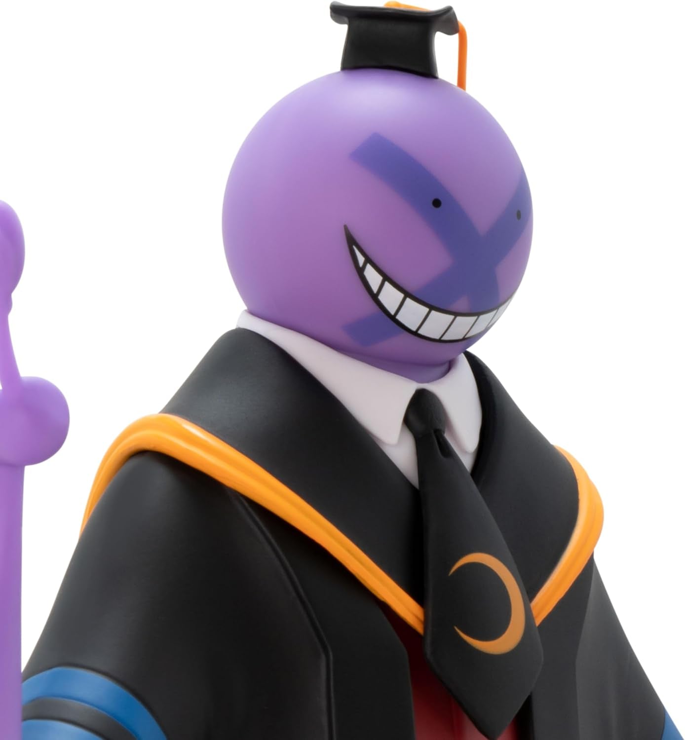 Assassination Classroom Púrpura Koro Sensei SFC Figura coleccionable de PVC 7.8 pulgadas de altura Estatua de anime y manga Decoración del hogar Dormitorio Oficina Regalo Estatuas y esculturas Naty Shop