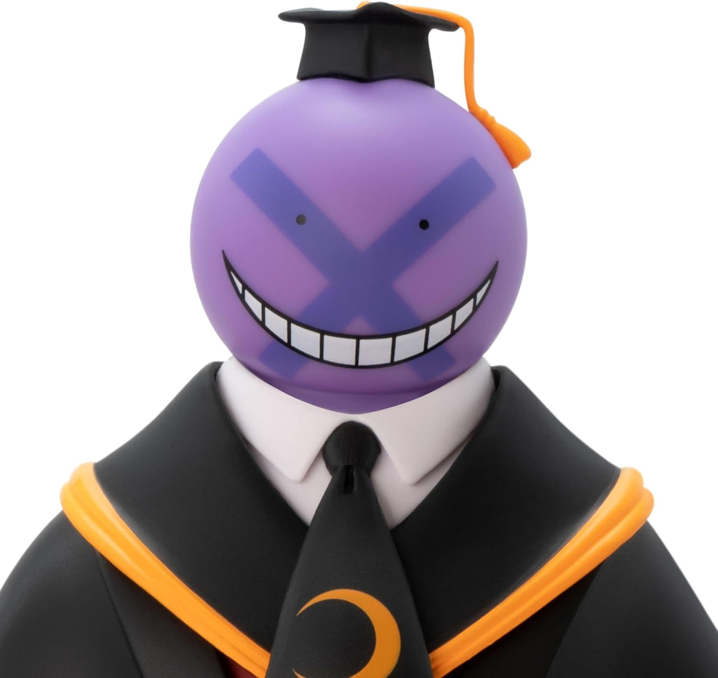 Assassination Classroom Púrpura Koro Sensei SFC Figura coleccionable de PVC 7.8 pulgadas de altura Estatua de anime y manga Decoración del hogar Dormitorio Oficina Regalo Estatuas y esculturas Naty Shop