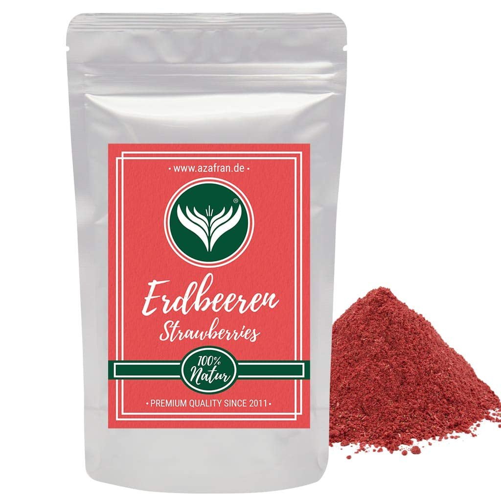 Azafran fresa en polvo, fresas liofilizadas (molidas), fresa en polvo 250g Productos deshidratados Naty Shop Título predeterminado