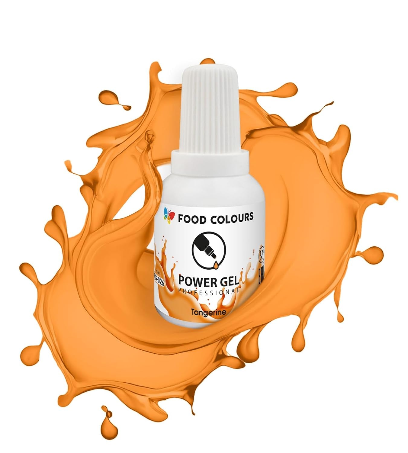 Colorante alimentario en gel, beige, color champán, 20 g. Colorante alimentario para una amplia gama de aplicaciones para decoración de tartas, tartas, natas, bizcochos, glaseado real, macarons.