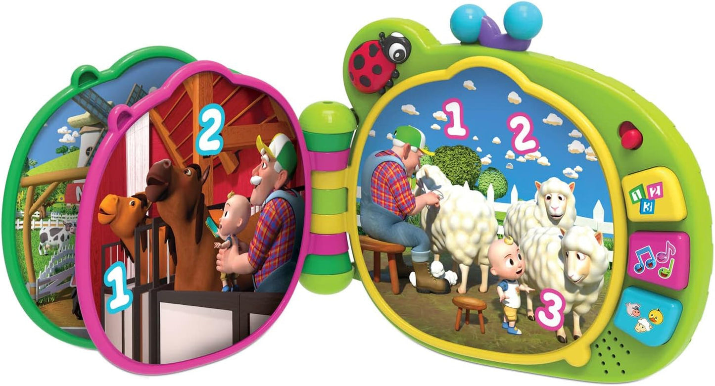 CoComelon, libro de aprendizaje de J.J, funciones de aprendizaje y electrónica, juguete para niños a partir de 18 meses, CCM10 (versión francesa) Bebe Toys Naty Shop