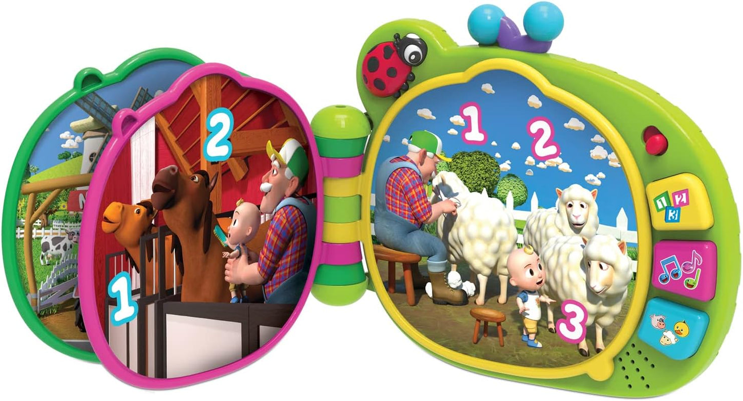 CoComelon, libro de aprendizaje de J.J, funciones de aprendizaje y electrónica, juguete para niños a partir de 18 meses, CCM10 (versión francesa) Bebe Toys Naty Shop