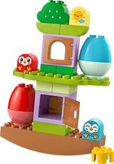 Árbol LEGO DUPLO para equilibrar y apilar, juguete de desarrollo, set de construcción para niños a partir de 18 meses, juguete creativo para niños, juguete educativo con 2 pájaros de juguete 10440 Juegos de construcción Besuche den LEGO-Store