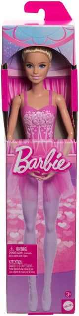 Muñeca Barbie Bailarina Rubia de Moda con Tutú Lila Desmontable con Brazos de Ballet y Zapatos Puntiagudos HRG34