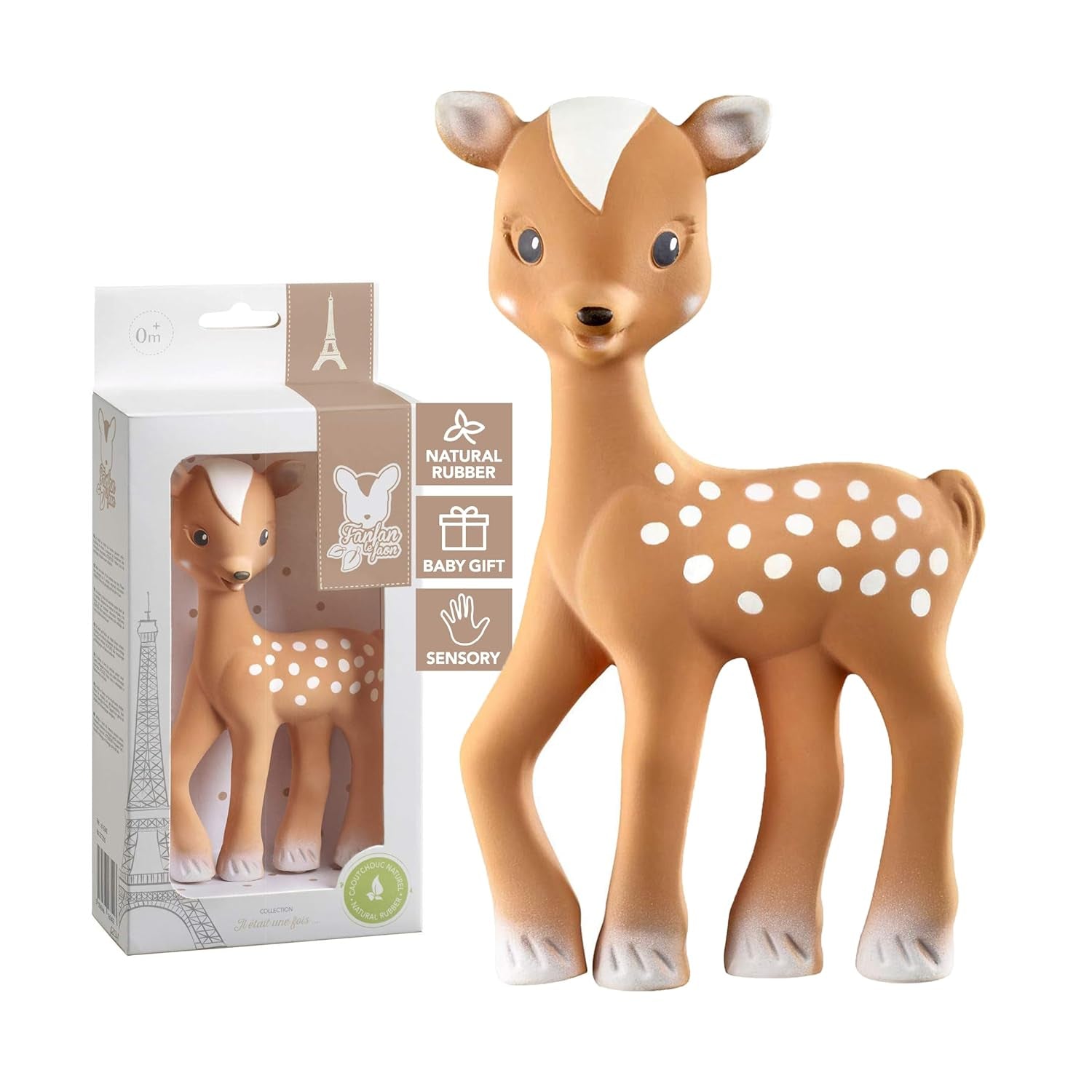 Sophie La Girafe Fanfan el ciervo, plástico, 616341, marrón