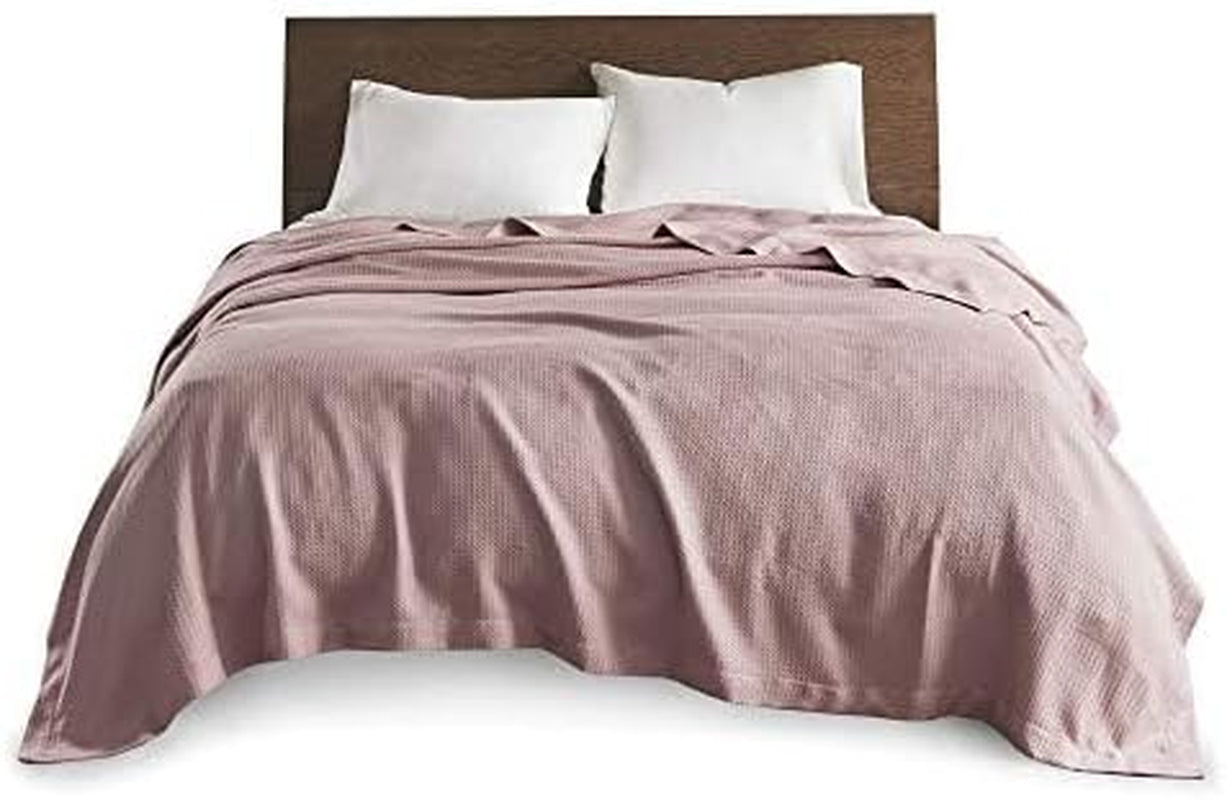Rose Naty Shop Edredones y edredones Madison Park Manta de edredón Transpirable 100% algodón Egipcio Funda Liviana de Temporada de Lujo de Punto Premium para Cama sofá y sofá Cama Full/Queen
