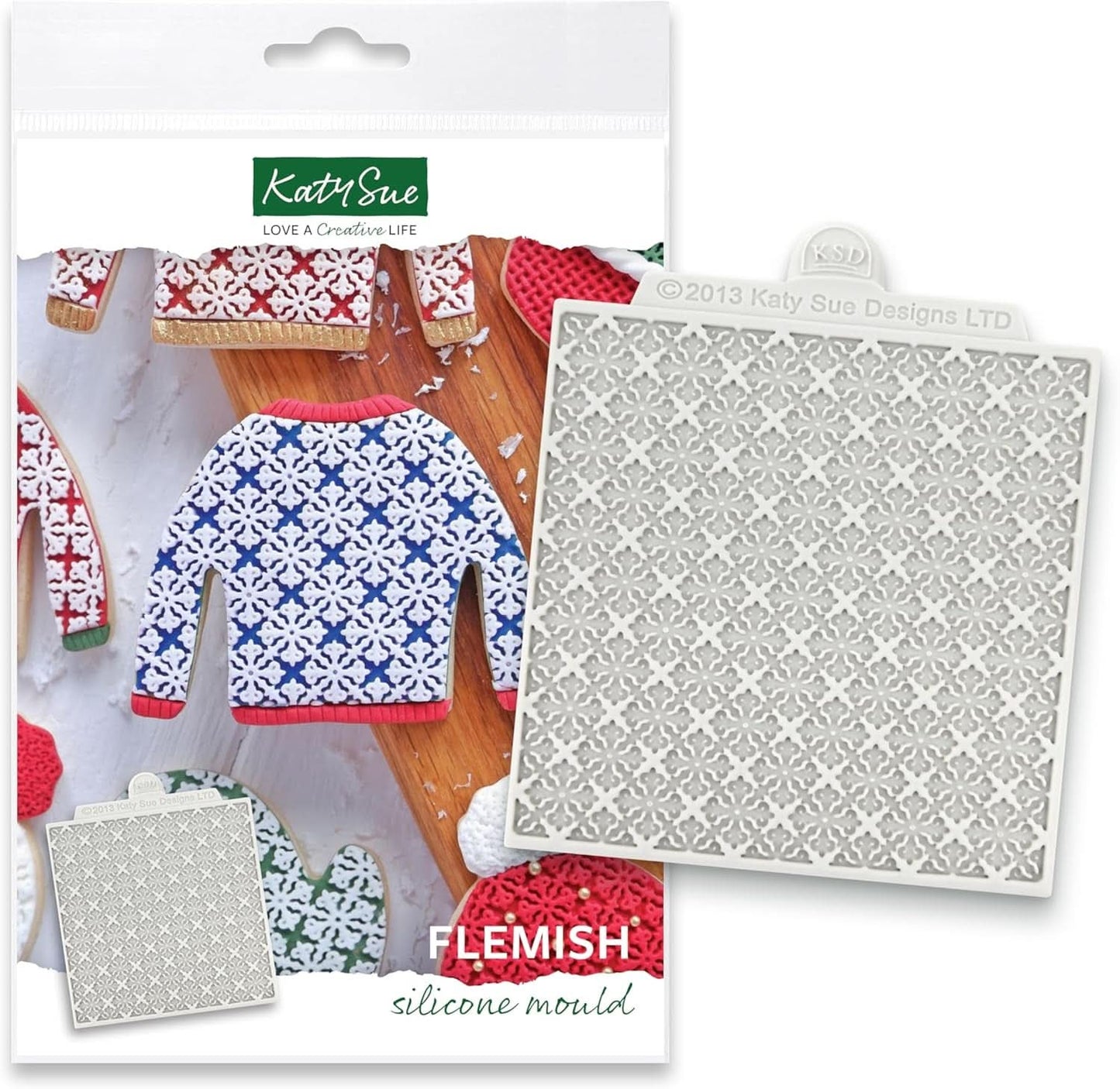 Katy Sue, Moldura Textura Silicona Tejer Cocina Naty Shop