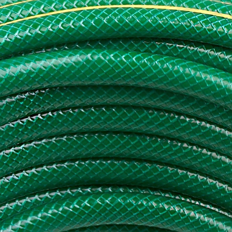 Meister Manguera de jardín tejida en cruz, 12,7 mm (1/2 pulgada) - Longitud 30 m - Para regar áreas pequeñas - Resistente al aplastamiento y a la abrasión - Resistente a los rayos UV, Manguera de jardín de PVC virgen, Manguera de agua, 9930260