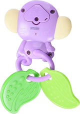 Simba 104010192 - Sonajero musical mono ABC, 2 elementos sensoriales, con función musical, 17cm, juguete para niños, a partir de 6 meses Baby Toys Naty Shop