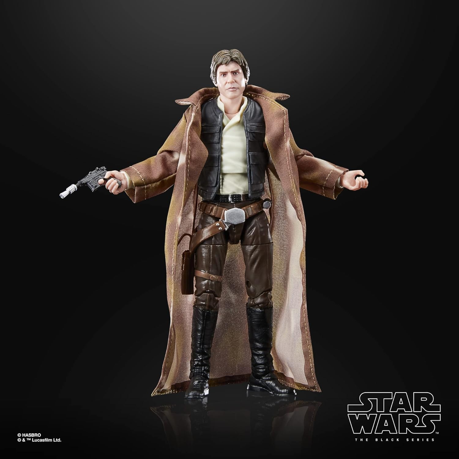 Star Wars Black Series Han Solo, Figura de acción de 15 cm de alto Zu Wars: El regreso del Caballero Jedi Figuras de acción Naty Shop