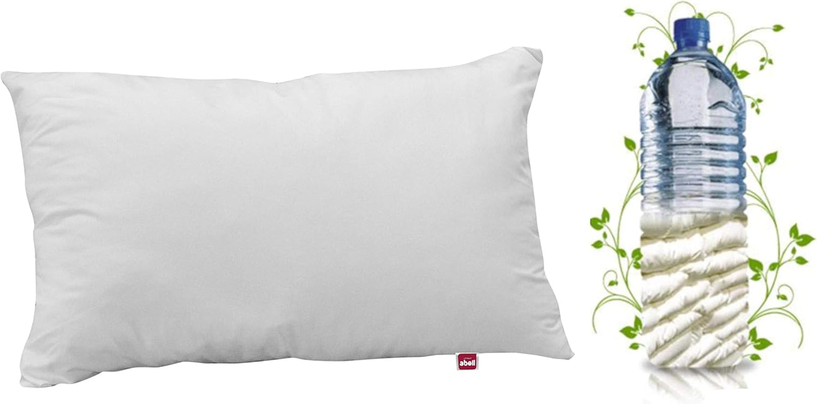 Almohada Abeil Dourêve, blanco, 45 x 70 cm, 1 ud (1 ud) Almohadas estándar Naty Shop Almohada suave Unique Dourêve