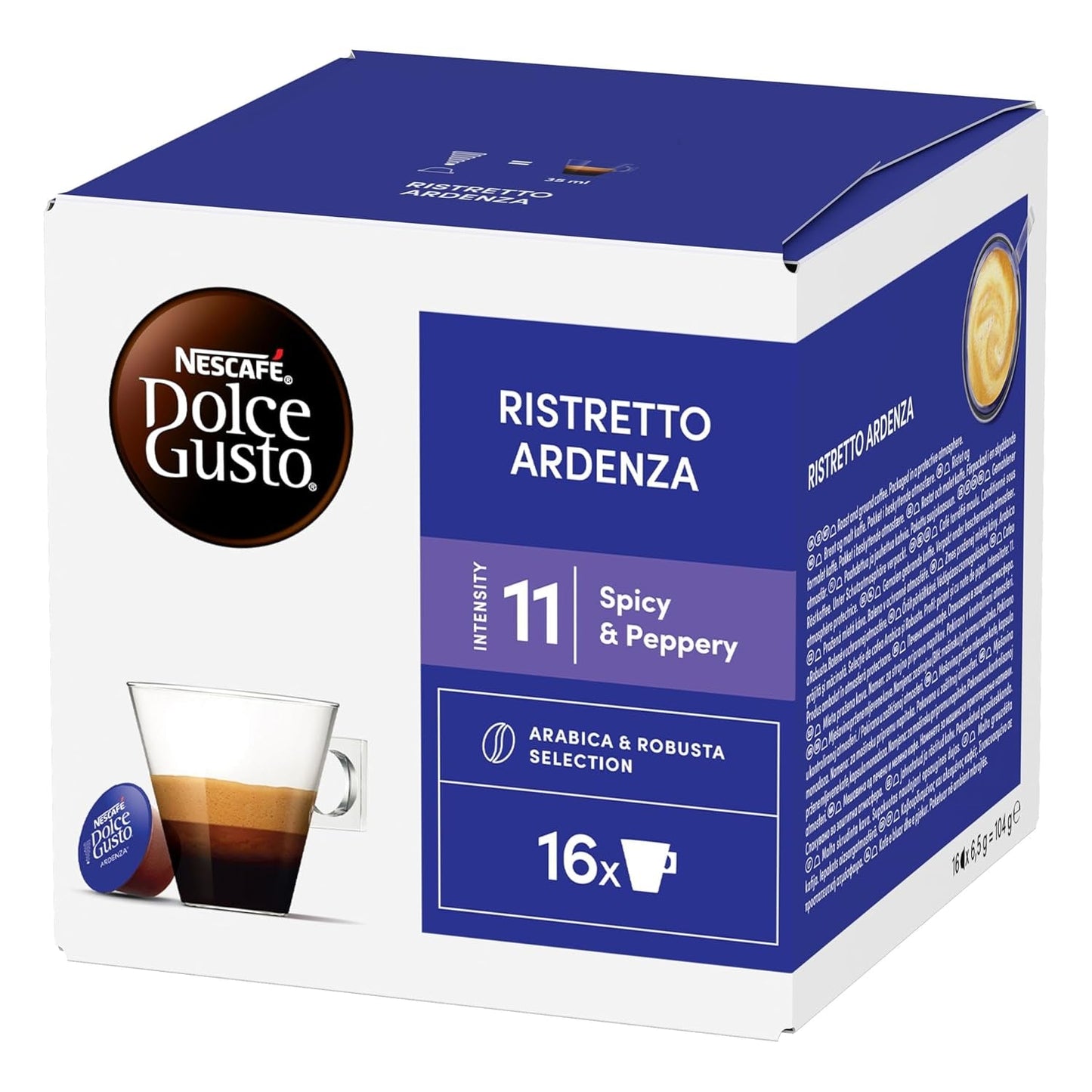 NESCAFÉ DOLCE GUSTO Espresso Ardenza Kaffeekapseln Paquete de 3 (3 x 16 Kapseln)