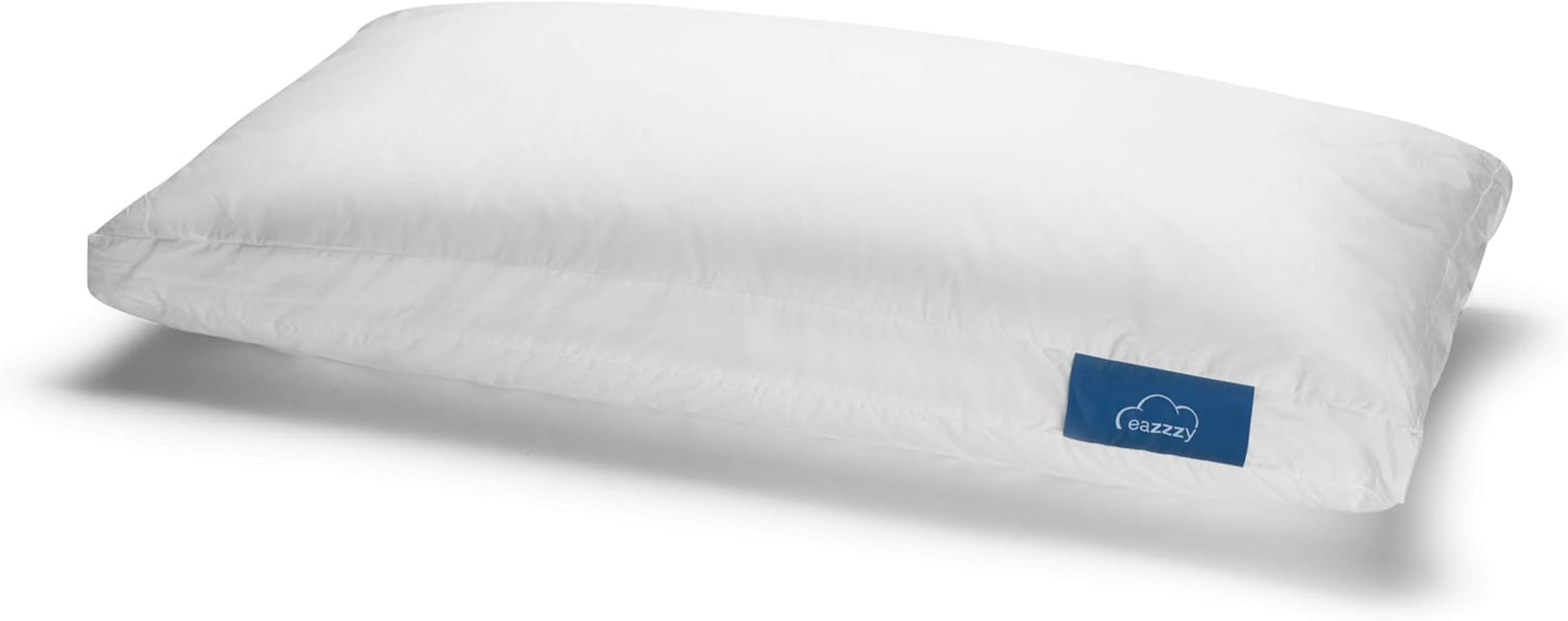 Almohada Genius, algodón, eazzzy 40x80 cm - almohada ortopédica para un sueño reparador, de fibra de leche con aloe vera - apta para alérgicos, con soporte, almohada cervical con certificación Oeko-TEX, blanco, A19202