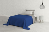 Ropa de cama italiana Estivo cama individual, lino, Aqua, 170 X 270 Cm