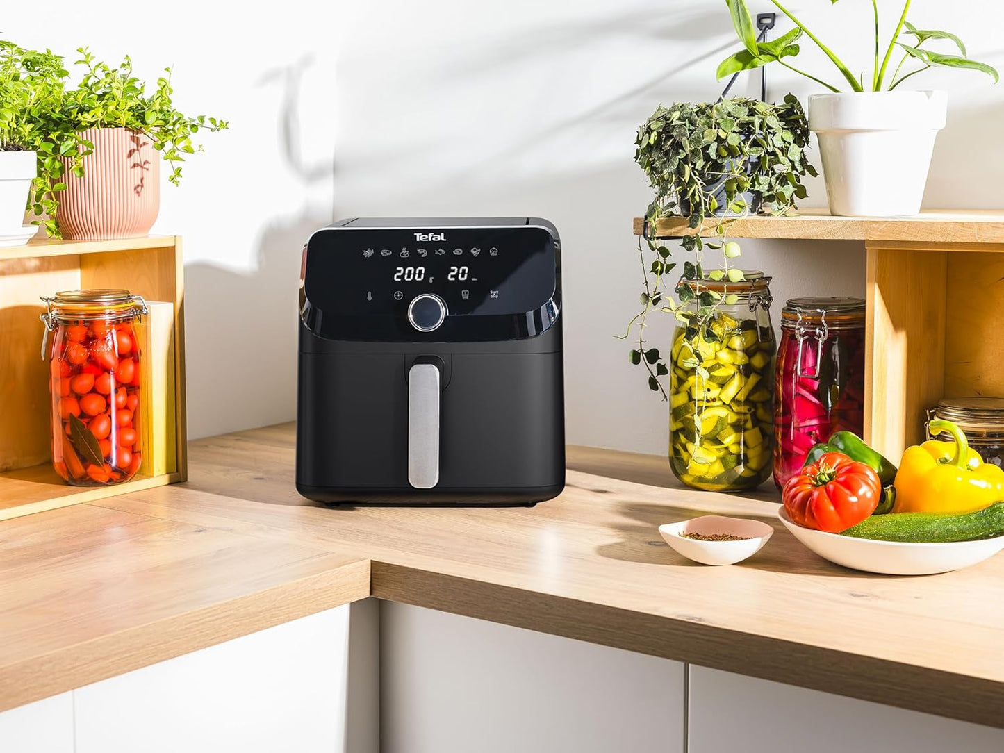 Freidora de Aire Caliente Tefal Easy Fry Mega, 7,5 litros de capacidad, hasta 8 personas, EY8558E0 Electrodomésticos Naty Shop