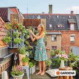 Adaptador para dispositivos Gardena: Conexión al sistema original Gardena para dispositivos de riego con rosca interna, apto para rosca de 26,5 mm (G 3/4"), en caja (2921-20), Negro
