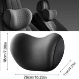 Almohada para el cuello del coche Almohada suave para el reposacabezas del coche Almohada para el cuello del coche Almohada para el reposacabezas del coche Almohada para el cuello Accesorio Almohada Memoria de algodón Accesorio para el coche Almohada para el reposacabezas Almohada para el reposacabezas (negro) Almohadas ortopédicas cervicales Naty Shop
