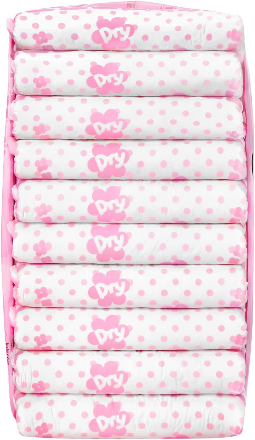 Pañales estampados para adultos 5500-5800 ml, 10 piezas - Baby Usagi (XL)