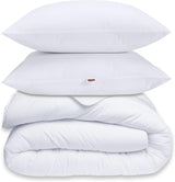 30519 Funda nórdica 220/240 y 2 almohadas Poliéster/Algodón Blanco 220 X 240 Cm Edredones y edredones Naty Shop