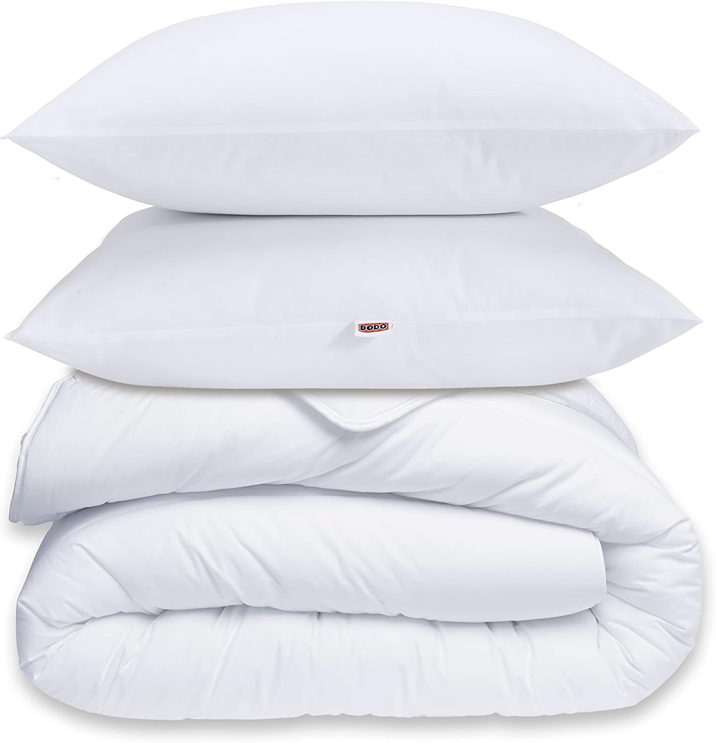30519 Funda nórdica 220/240 y 2 almohadas Poliéster/Algodón Blanco 220 X 240 Cm Edredones y edredones Naty Shop