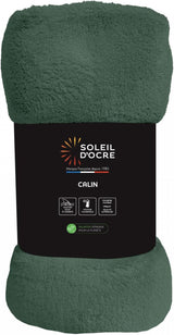 Soleil D'Ocre, manta de franela, 220 X 240 Cm, Calin, marrón Edredones y colchas Naty Shop Persimon 180 X 220 Cm