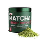 WOW TEA Matcha en polvo - polvo fino de Japón con un sabor fresco - ideal para té Matcha, café con leche o batidos - sin aditivos (desintoxicación)