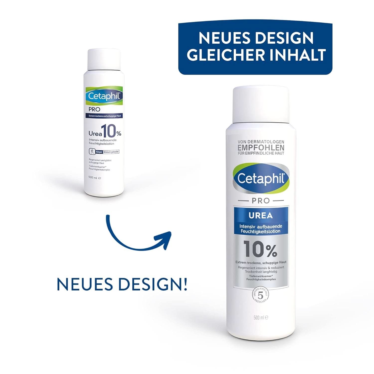 CETAPHIL PRO Urea 10% Loción hidratante reparadora intensiva, 500ml Cosmética y Belleza Naty Shop