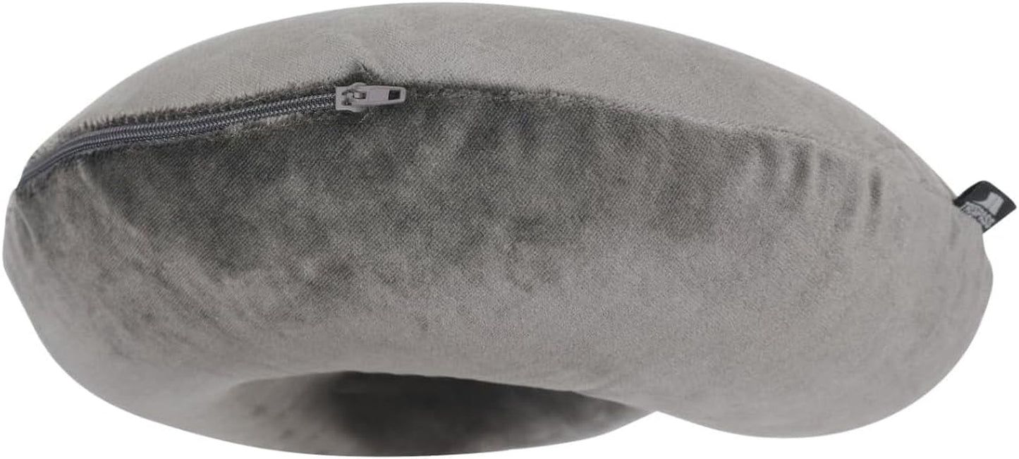 Trespass Memow Almohada viscoelástica para el cuello con funda desenfundable, gris Each Almohadas ortopédicas cervicales Naty Shop