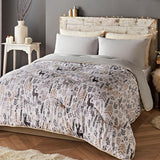 Night Lark Acogedora manta polar Sherpa, tartán rojo clásico, 9 tog, lujosa, esponjosa, gruesa y reversible, perfecta para sofá, cama, sofá, sofá. Hipoalergénico, lavable a máquina, Tamaño: Camas y edredones Night Lark Winter Scandi King Size