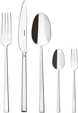 Sambonet 52562-N2 Rock acero inoxidable - Juego de cubiertos monobloc acero inoxidable 18/10 Cocina Naty Shop 30 piezas
