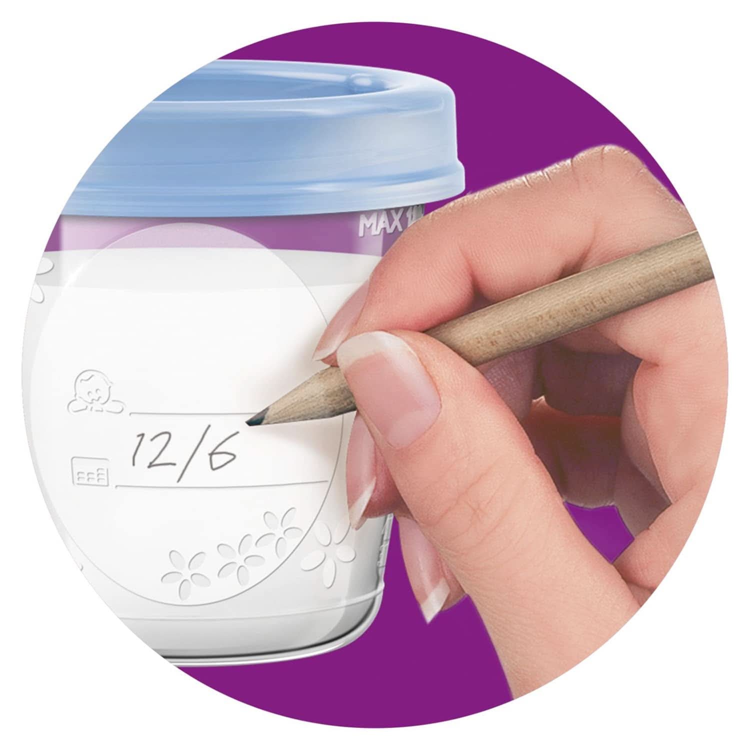 Philips AVENT SCF619/05 Almacenamiento Becher Für Muttermilch, Becher Inklusive Deckel Accesorios Alimentación y Lactancia Bebe Naty Shop