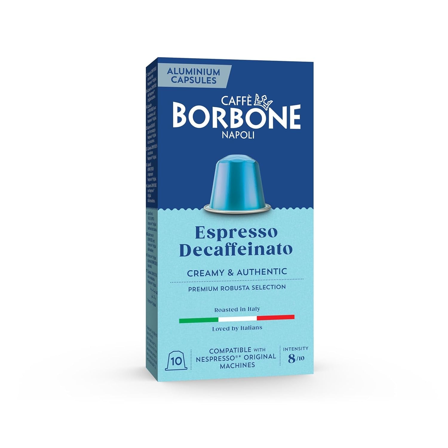 Caffè Borbone Decaffeinato - 90 cápsulas de café - cremoso y auténtico - Compatible con Nespresso®* Haushalts-Espressomaschinen