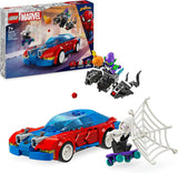LEGO Marvel Coche de Carreras Spider-Man y Duende Verde Venom, Juguete de Juego de Roles Spidey con Figuras de Superhéroes y Coche para Construir, Regalo para Niños, Niños y Niñas de 7 Años 76279 Juegos de Construcción Beuche den LEGO-Store Single