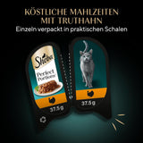 SHEBA Perfect PORTIONS salsa para gatos con pavo 8 x 3 x (2 x 375g)