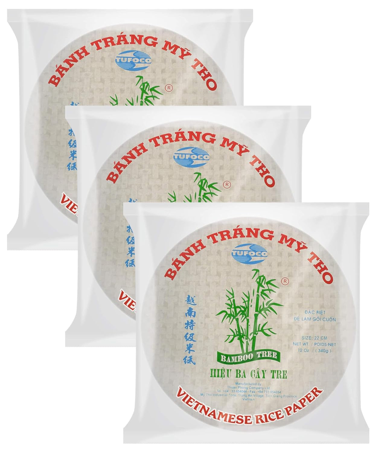 ARBOL DE BAMBÚ - Papel de arroz 31 cm. (Rollitos de verano) - 1 x 340 gr