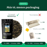 Té Oolong con leche BIO (100 g) | Té Oolong suelto premium con notas de leche cremosas y dulces | Especialidad en té delicado | REPLANTAR