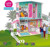 Lisciani - Casa De Muñecas BARBIE - Villa De Ensueño Barbie En Dos Plantas - Casa 3D Para Construir, Decorar Y Diseñar - Juguete De Construcción Y Manualidades Creativas Para Niños A Partir De 4 Años Casas De Muñecas Naty Shop