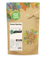 Cebada perlada Wholefood Earth - sin OGM - vegana - sin lácteos - sin azúcares añadidos, 2 kg