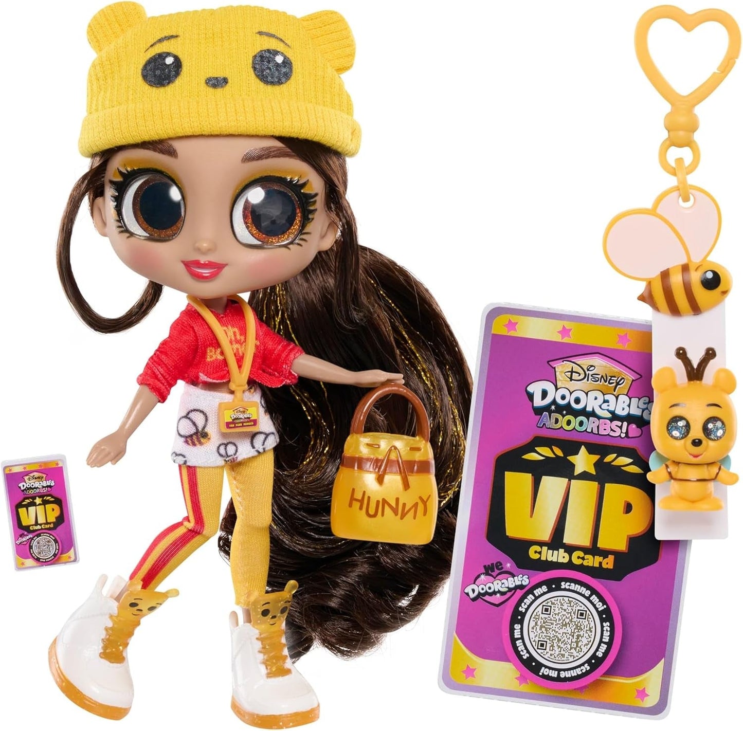 Disney Doorables Adoorbs Serie 1 Muñecas coleccionables con accesorios, 14 cm, muñeca de moda, juguete para mayores de 5 años, Just Play