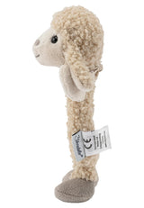 Flocke Sheep Sterntaler Catch Toy - juguete de actividad motora para sonajero, tocar y jugar - peluche para bebés y niños con el cascabel como fiel amigo - juguete para bebé de tela suave color arena Baby Toys Naty Shop