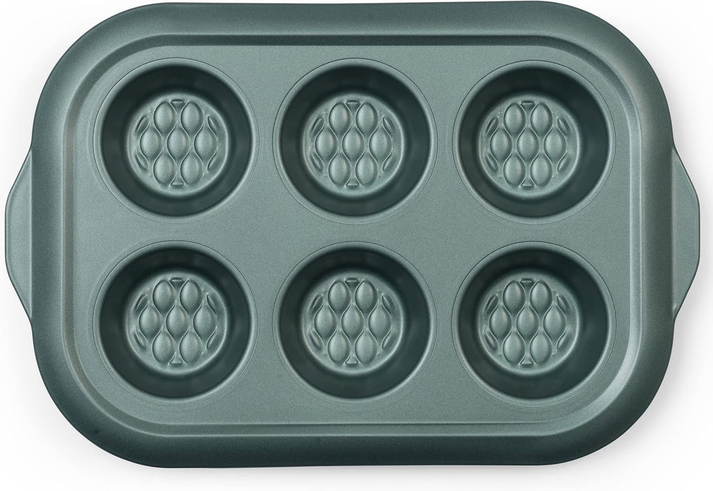 Progress BW09819G2EU7 Shimmer Kollektion, Runde Backform Aus Kohlenstoffstahl Mit Antihaftbeschichtung, Ideal para pies, Kuchen, Torten y Quiches, 28 cm, Verde Moldes y bandejas para hornear Naty Shop Muffin de 30 cm
