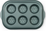 Progress BW09819G2EU7 Shimmer Kollektion, Runde Backform Aus Kohlenstoffstahl Mit Antihaftbeschichtung, Ideal para pies, Kuchen, Torten y Quiches, 28 cm, Verde Moldes y bandejas para hornear Naty Shop Muffin de 30 cm