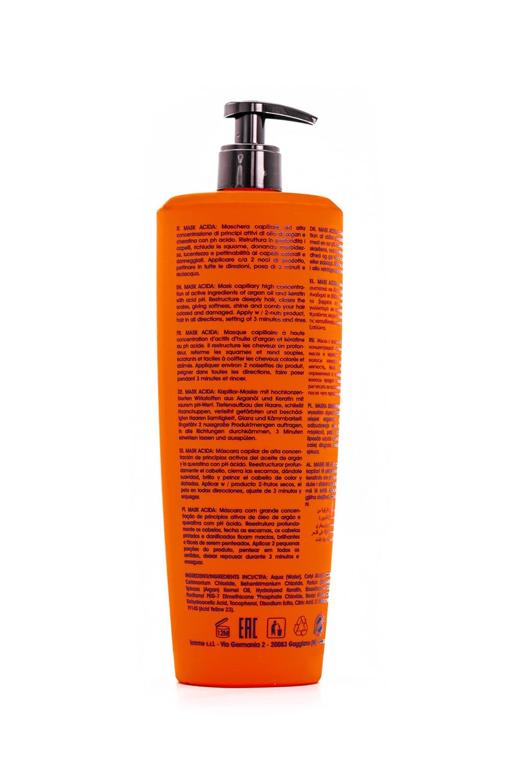 Mascarilla After Color - cuidado intensivo para cabello teñido, 1000 ml, protege y cuida el cabello teñido, aporta brillo, hidratación y flexibilidad, sin silicona, vegana, calidad de peluquería Mascarilla capilar Naty Shop