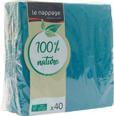- Servilletas de papel Tex Touch - Negro - Servilletas certificadas Fsc® - Reciclable y Biodegradable - Juego de 40 servilletas negras grandes 38 X 38 Cm