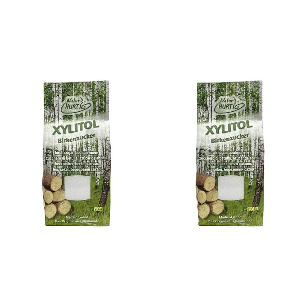 Azúcar de abedul, 425 gramos Naty Shop Edulcorantes 2 x 425 gramos