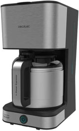 Cecotec Cafetera de goteo Coffee 66 Drop & Thermo, 950 W, 1,2 L, 10 tazas, tecnología ExtremeAroma, función antigoteo, indicador de nivel de agua, filtro principal reutilizable, protección contra sobrecalentamiento