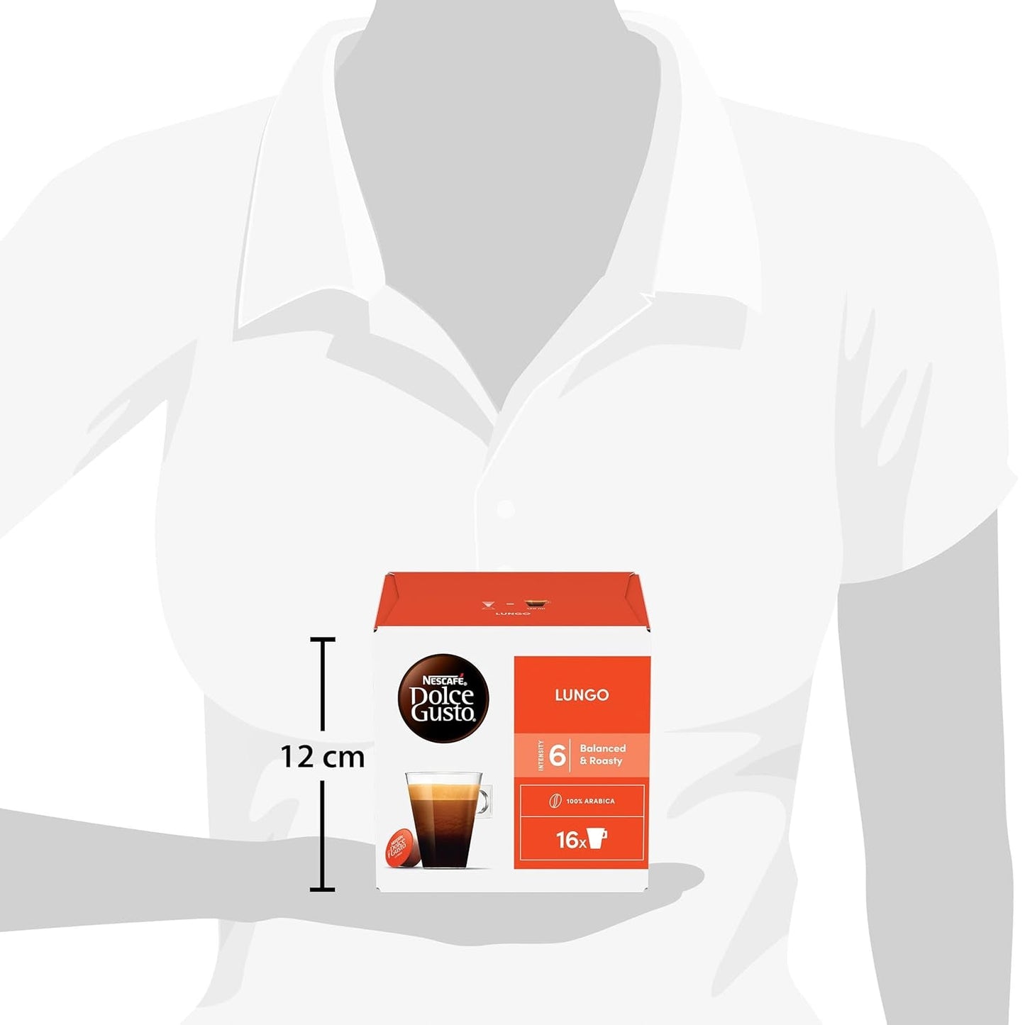 NESCAFÉ DOLCE GUSTO Lungo Kaffeekapseln Paquete de 3 (3 x 16 Kapseln)