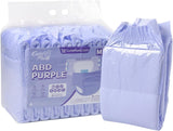 CutiePlusU Pañales para adultos, paquete de 10 bragas desechables para incontinencia con trabillas para mujeres y hombres, máxima absorbencia durante la noche - amarillo (tamaño mediano 71-96 cm)