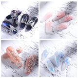 4 Blatt 3D Nagelsticker Weihnachten Nagelaufkleber Navidad 5D Stereoskopisch Selbstklebend Schneeflocke Schneemann Nail Art Sticker Dekoration Nageldesign Zubehör